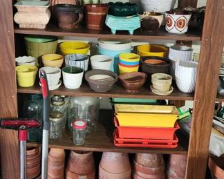Clay pots and planters