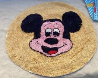 Vintage Mickey Mouse Carpet