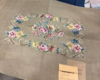 Floral Needlepoints you complete the background color