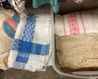 Tablecloths, Chenille Spreads, Lace Tablecloths