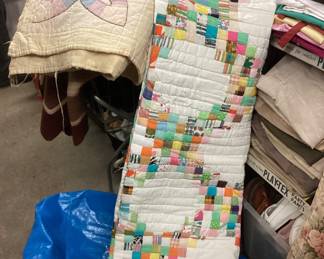 Cotton Quilts some good condition, some projects