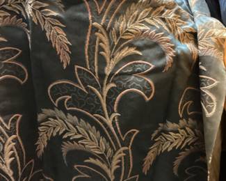 Large Brocade Drapes