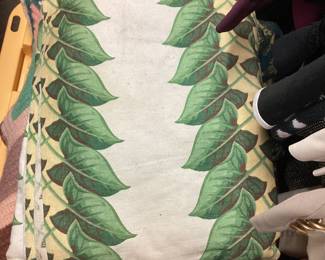 Vintage Barkcloth as found