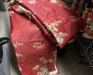 Vintage Floral Drapes