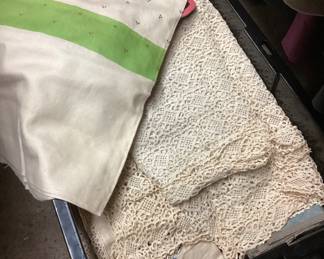 Crochet and Embroidered Tablecloths