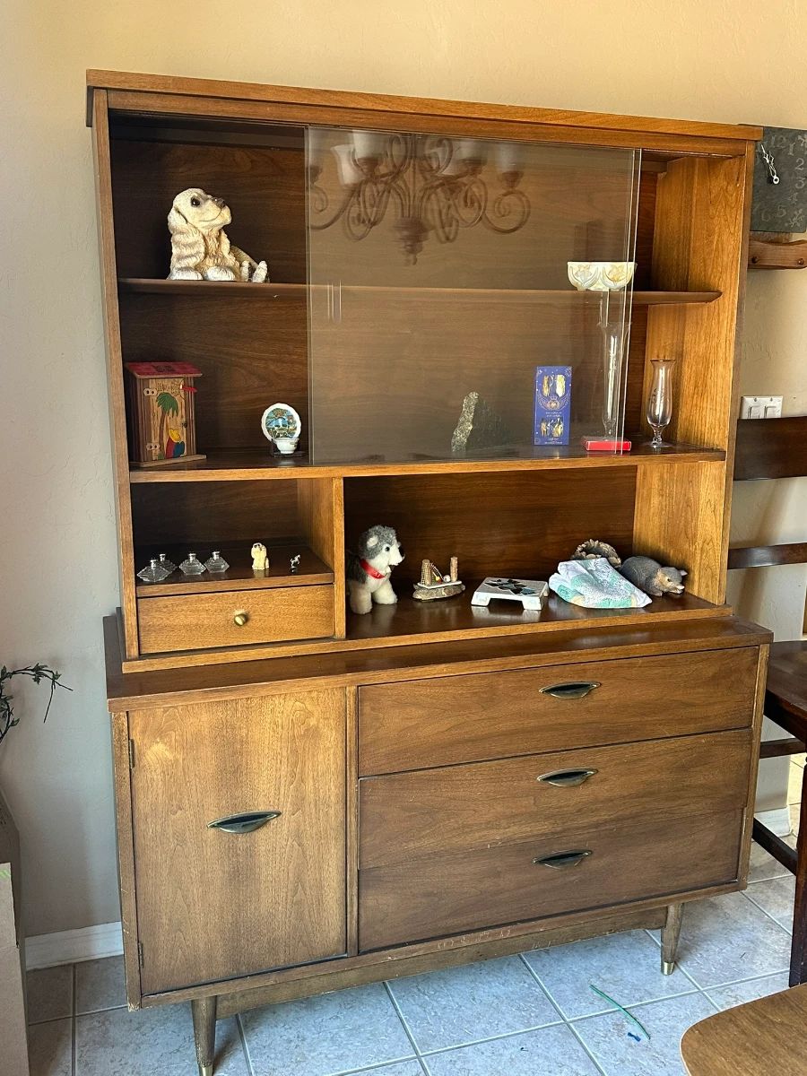 Mid Century Modern China Hutch