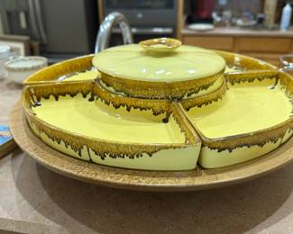 Tomeoni Bros CA Pottery Lazy Susan