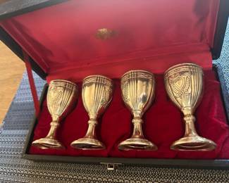 Corbell & Co Silver Plated Goblets