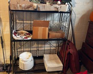 Three shelf bakers type stand