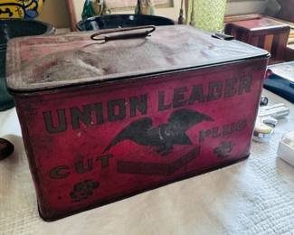 Antique tobacco tin