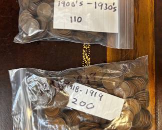310 Wheat Pennys 1900-1930