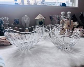 Crystal bowls