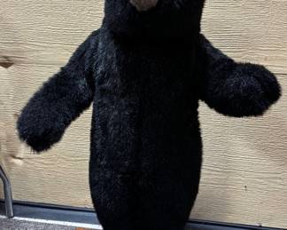 Vintage Ditz Design 36" standing black bear with movable arms
