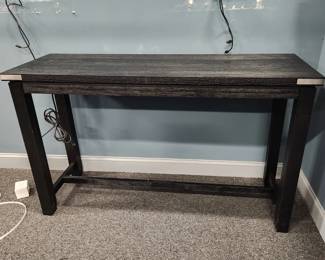 Table w built-in USB and elec outlet