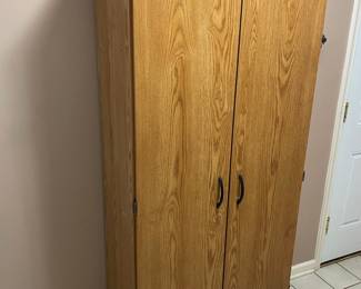 Sauder HomePlus Storage Cabinet in Sienna Oak