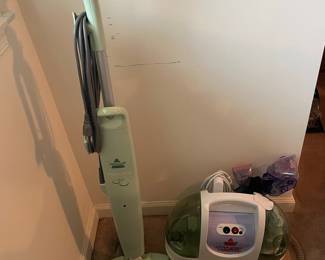 Bissell Little Green Proheat TurboBrush Pet & Bissell Steam Mop