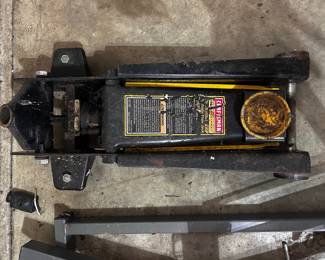 Pittsburgh 300 lb. High Lift Riding Mower/ATV Jack & Craftsman 2 Ton Floor Jack