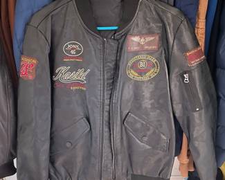 Men's Camouflage Bomber Jacket with Patches