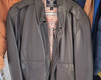 AVIREX "Restricted Occupied Europe" A-2 Leather Flight Jacket