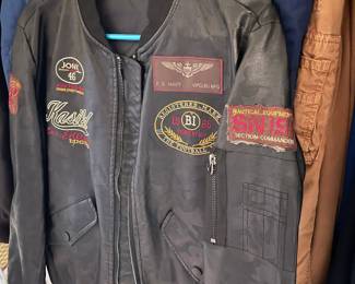 Men's Camouflage Bomber Jacket with Patches