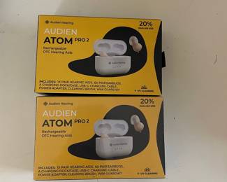 Audien Atom Pro 2 Rechargeable OTC Hearing Aids