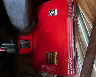 MTD Yard Machines 5122 Two-Stage Snow Blower with Craftsman 5 HP Engine