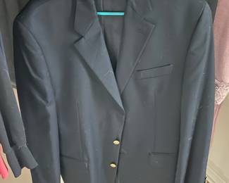 Men's Navy Blazer with Gold Buttons - Brooks Brothers