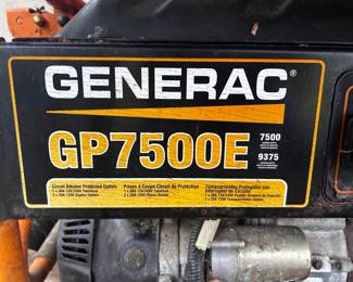 Generac GP7500E Portable Generator