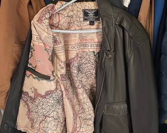 AVIREX "Restricted Occupied Europe" A-2 Leather Flight Jacket