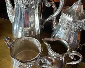 Silver plate Tea set $150
