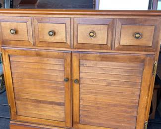 Very "lakey" cottage style cabinet. $199
