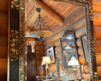 HUGE HEAVY Ralph Lauren home store mirror. $750. Retailed for $2k