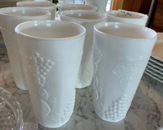 Lots of Milk glass. Priced to go (we have a lot of it)