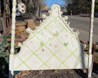 King Size custome painted head board (easily painted another color) $150