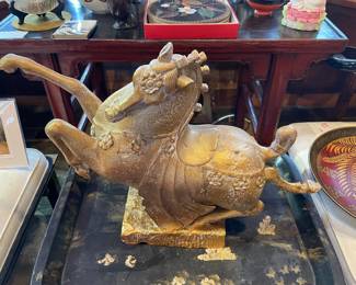 War horse / large gold heavy. $50