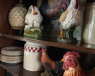 We have a lot of Rooster and chicken stuff.