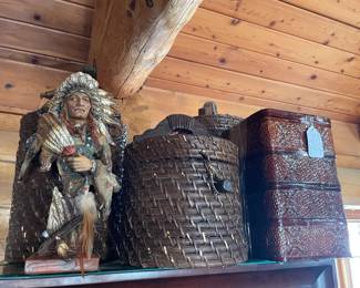 Indian $15, wicker baskets $6 dollars each, Sushi Bento boxes