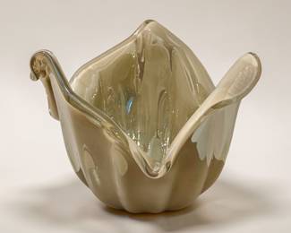 Murano art glass bowl