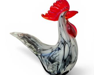 Art glass Rooster