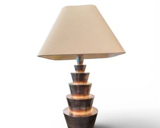 Silverplated Fountain Lamp