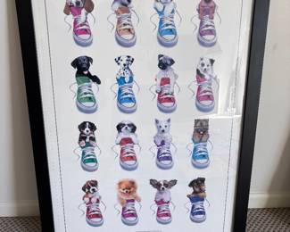 “Puppies in shoes” Art by Keith Kimberlin