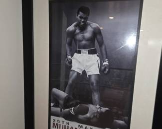 Mohammad Ali Art Custom Framed