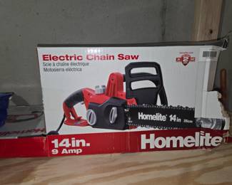 Homelite electric chain saw