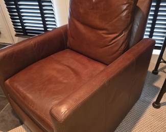Leather swivel recliner LEE Industries 