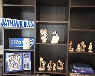 KC Royals, KU, Chiefs memorbilia