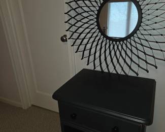 Crate & Barrel Sunburst Mirror 
