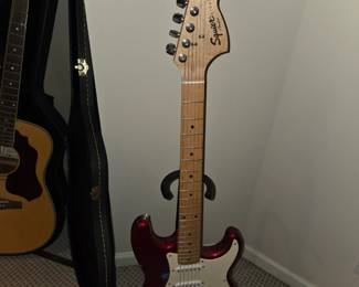 Fender Squire Strat guitar