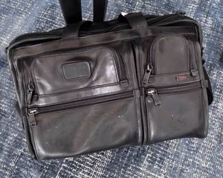 TUMI leather bag