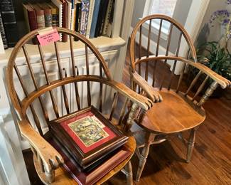 Pair of Windsor chairs