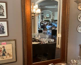 Large wall mirror apps 7’ tall.